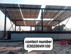 Elevated Solar Structure customized Guarder Work 14 rup watt