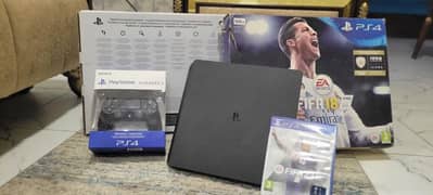 PS4 SLIM 500 GB WITH 2 GAMES AVAILABLE FOR SALE