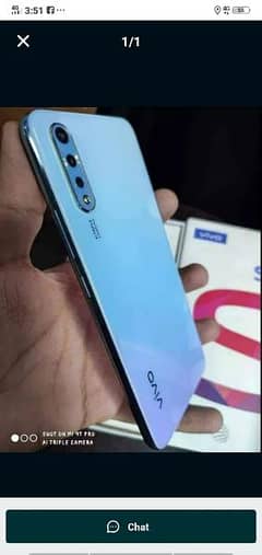 Vivo s1 4/128gb PTA approved My whatsapp 0328=7217=296