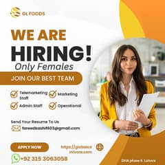 female staff required only 03153063058