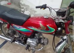 Honda bike 70 CD motorcycle 2017 Karachi number 03437613332