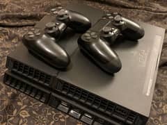 PS4 with 3 controllers