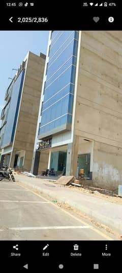 we deal over all Bahira town Karachi m9 Super highway all commercial buying selling Available shops offices on rent available