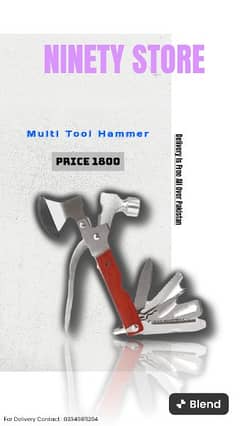 10 in 1 portable Multi Tool Hammer 0