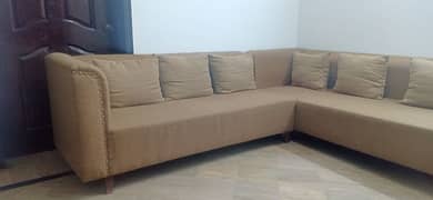 L shape sofa in very less price and very good condition 0