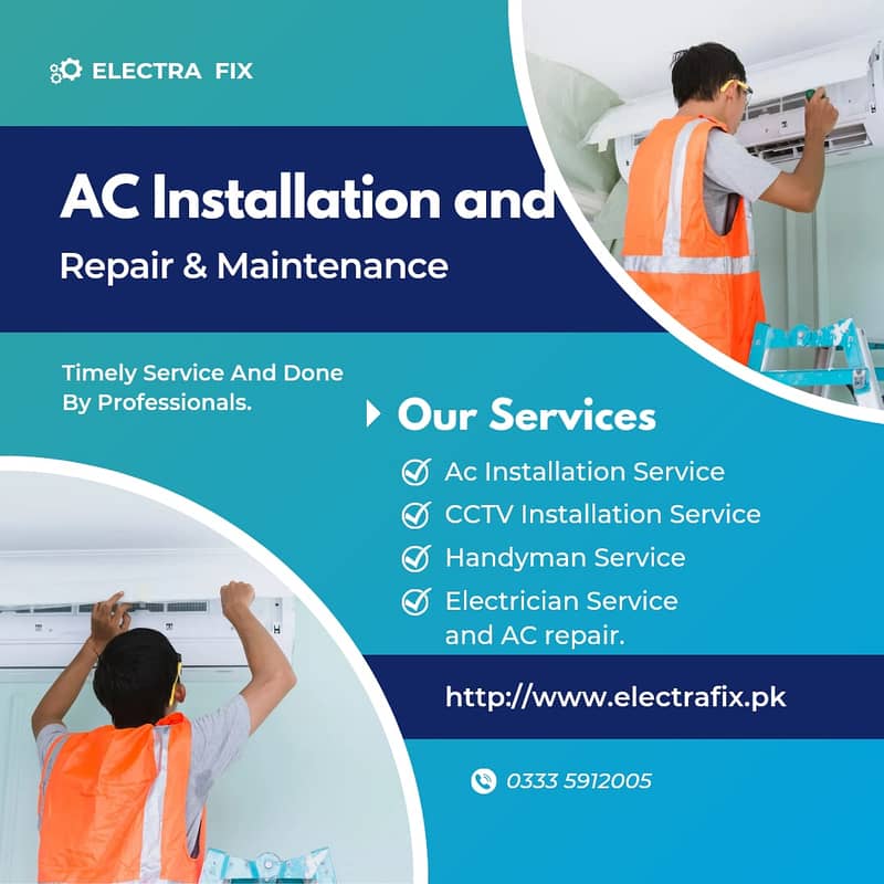 Ac Maintenance/AC Installation/Ac Repair/CCTV Installation/Electrician 7