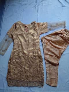 Embroidery Shirt and Shalwar (Small Size)