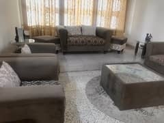7 SEATER SOFA SET WITH CENTER TABLE