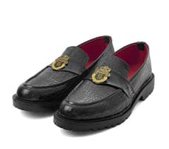 men crocodile stlye leather handmade shoes