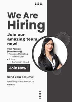 Experience Telemarketing staff (female only)