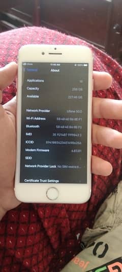 Iphone 7 pta aproved ,256gb Ram finger no working home button woring