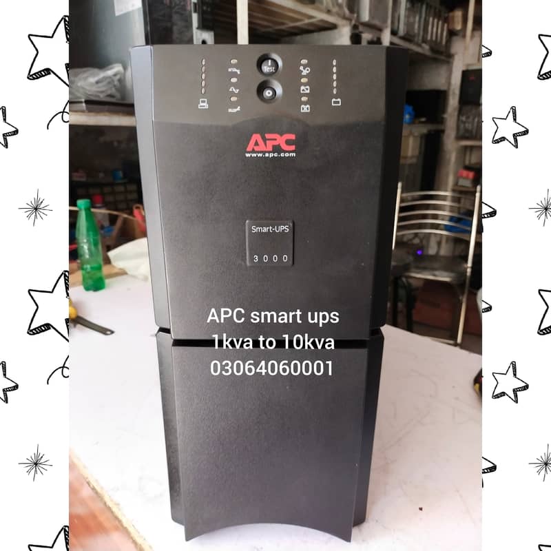 APC SMART UPS 3KVA, 5KVA, 10kva,20kva ready stock all models 6