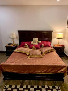 Hyde Park Luxurious 3 Beds Apartment Attached Bath Semi Furnished 24/7 Security Gulberg 3 0