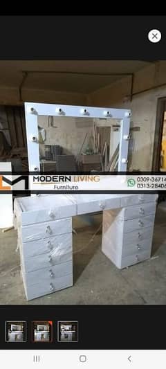 Vanity Dressing Table With Mirror and Lights best quality 0