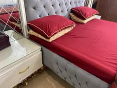 king size bridal bed set without mattress