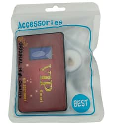 2 way communication card with tiny microearpiece