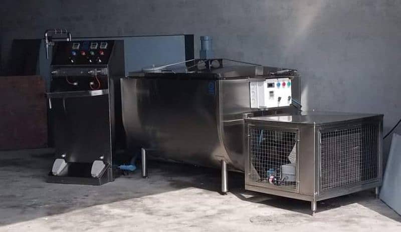 Milk Chiller & Milk packing Machine 6