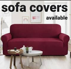 Sofa covers available- 0