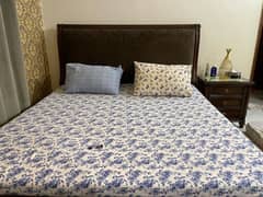 wooden bedset king size 0