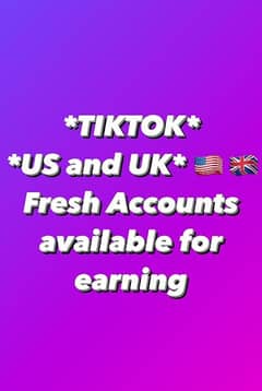 Us Tiktok Fresh Accounts Available!