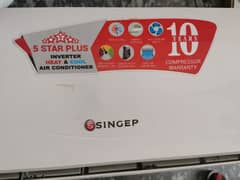 inverter singer used ac 1.5 tone urgent sale