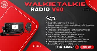 Walkie Talkie | Wireless Set Official Two Way /Radio V60/HIKING ITEM 0