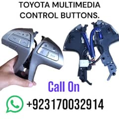 Japanese Toyota Axio Steering Wheel Multimedia Buttons