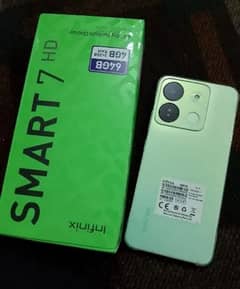 infinx smart 7 2+2/64 Gb mamory complete Saman hai condition 10/9 hai