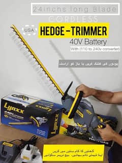 Hedge Trimmer Cordless, Battery operated