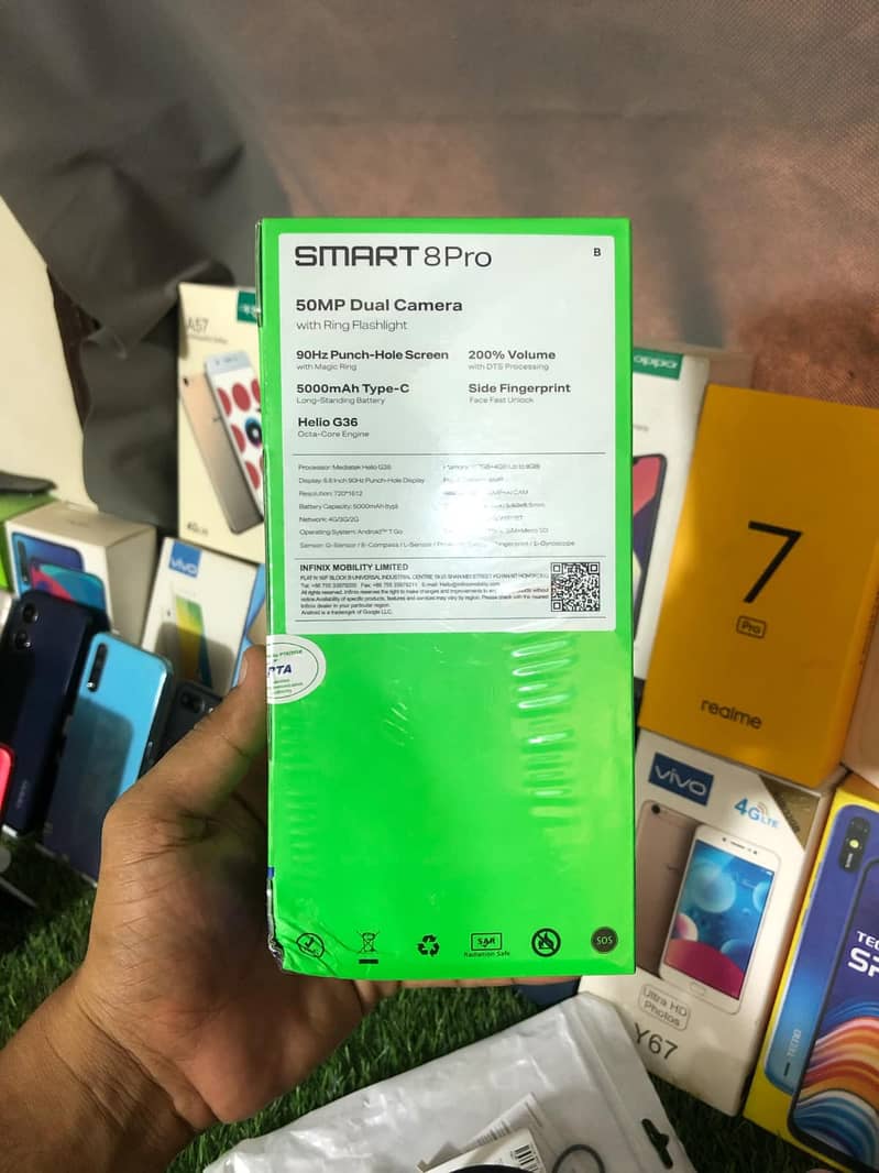 Infinix Smart 8 Pro l 8/128 Sealed Pack 1