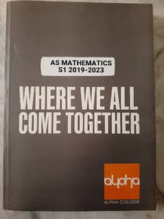 A Level Maths S1 unsolved past paper Book - Unused and Affordable