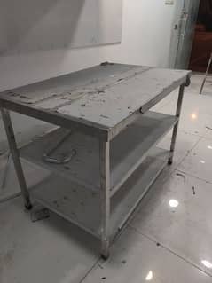 Working Table For Restaurant (stainless steel) 0