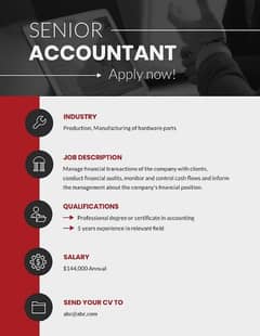 Need Accountant for Part time