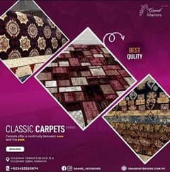 Wall to wall carpets full carpet by Grand interiors