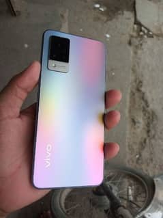 vivo v21 8+4gb 128gb 10by10 with box and charger