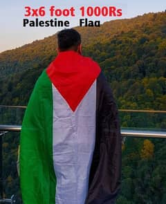Palestine Flag 3x6ft 1200Rs | Palestine Keffiyeh / Palestinian Kufiya
