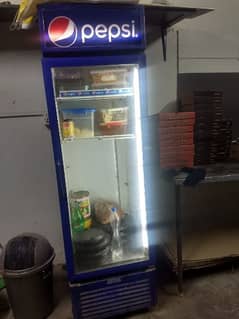 Pepsi fridge in fresh condition