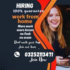 Online Job/Full-Time/Part Time/Home Base Job/Work from home