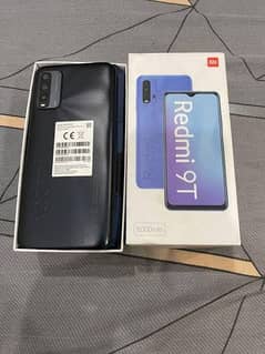 Redmi 9t good condition  6gb/128gb Mobile box with original charger