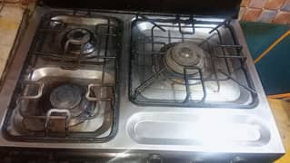 stove with baking oven in good condition like new 0