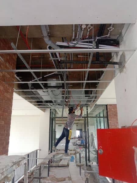 drywall, Dampa, gypsum Ceiling 8