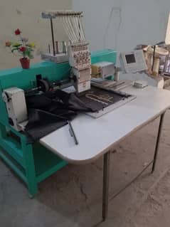 single hd embroidery machine used 400 by 600