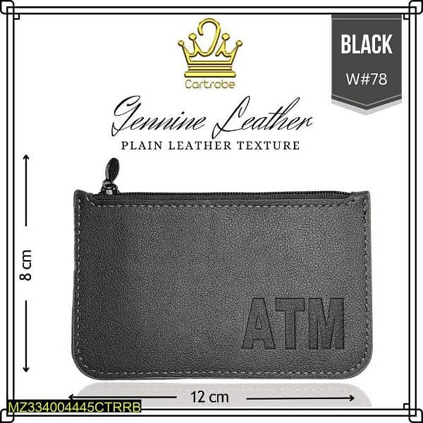 Smart ATM Card Holder Leather Wallet 0