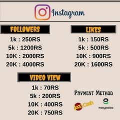 Instagram and TikTok followers in the cheap prices 0