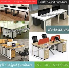 Latest 2024 Workstations For Office Computer Table Rajput Furniture