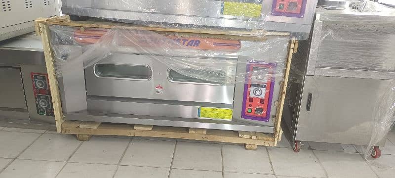 latest south star p model pizza oven ve deep fryer fast food machinery 3