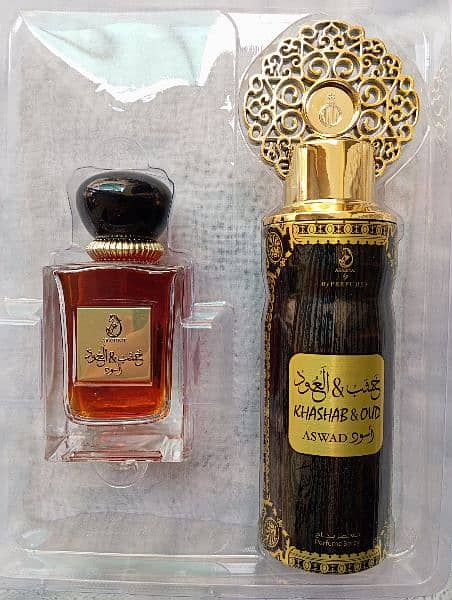 Arabiyat Khasab & OUD Aswad - 100ml OUD and 200 Body Spray 6