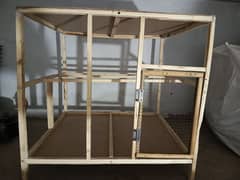 Frame wooden cage new hai without mesh jalii 3 by 2.5 0