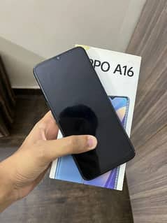 oppo a16 with box 4/64 official approved