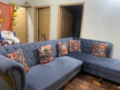 new condition l shape 7 seater sofa
